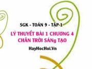 Lý thuyết Toán 9 Bài 1: Tỉ Số Lượng Giác Của Góc Nhọn...